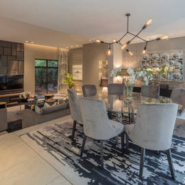 :  Dining room by Spegash Interiors