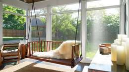 Hiên, sân thượng by Pfeffer Torode Architecture