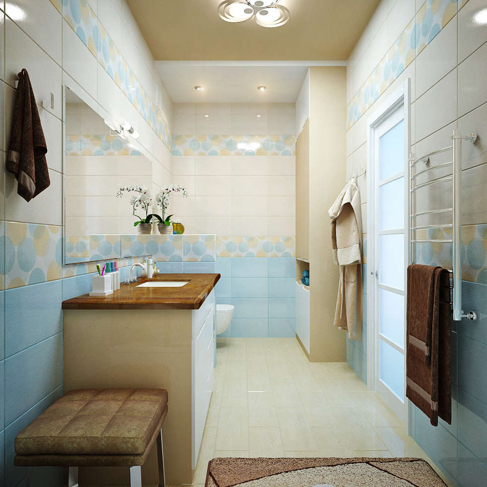 Студия дизайна interior design ideas: modern tarz banyo fotograflar? homify