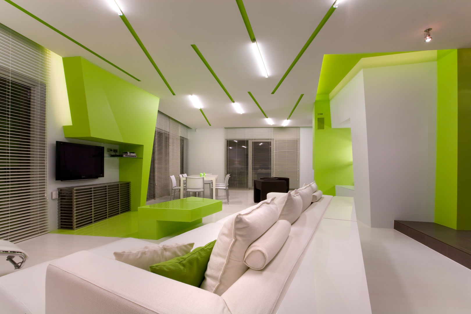 Дизайн Квартиры В Серо Зеленых Тонах