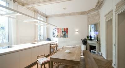 Appartement Luxembourg, FELD Architecture FELD Architecture Kuhinja