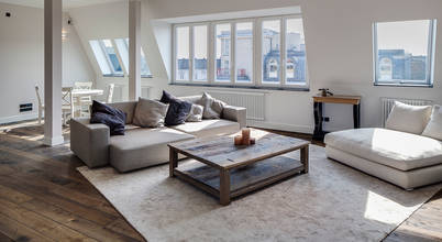 High End Dachgeschoss Ausbau, 16elements GmbH 16elements GmbH Dnevna soba