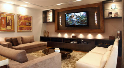 Apartamento Vila Rica Santos, Lucia Navajas -Arquitetura & Interiores Lucia Navajas -Arquitetura & Interiores Dnevna soba