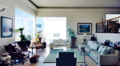residencia Caballero, Excelencia en Diseño Excelencia en Diseño Dnevna soba Konstruirano drvo Transparentan