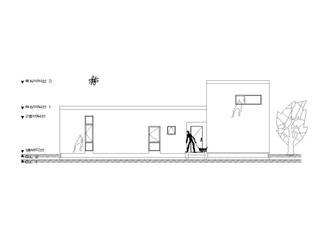 계곡리주택, 이륙 & 내집설계실: 이륙 & 내집설계실의 현대 ,모던