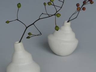 Flower Vase, 机上工芸舎 机上工芸舎 Cozinhas ecléticas Argila