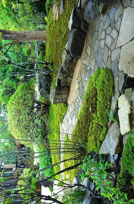 丹波石の路地 木村博明 株式会社木村グリーンガーデナー オリジナルな 庭