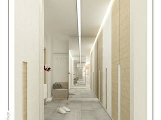 Sweet home, mlynchyk interiors mlynchyk interiors Minimalist corridor, hallway & stairs