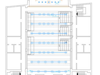 Tribunale di Milano, Lighting and... Lighting and... Ogród wewnętrzny