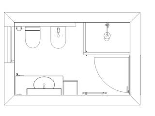 Bagno appartamento privato , ESSEPROJECT di BASSO STEFANO ESSEPROJECT di BASSO STEFANO Bagno moderno