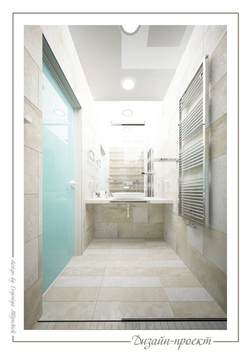 Мегаполис, mlynchyk interiors mlynchyk interiors Eklektik Banyo