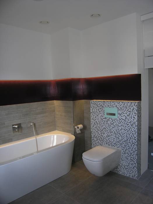 Umbau einer Schlafetage mit Badezimmer Ankleide Gästezimmer, heyden-design heyden-design Modern Bathroom Toilets
