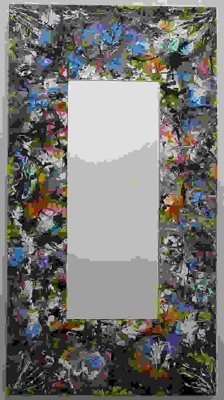 Quadro Materico Da Parete Con Specchio Applicato N 52 Homify