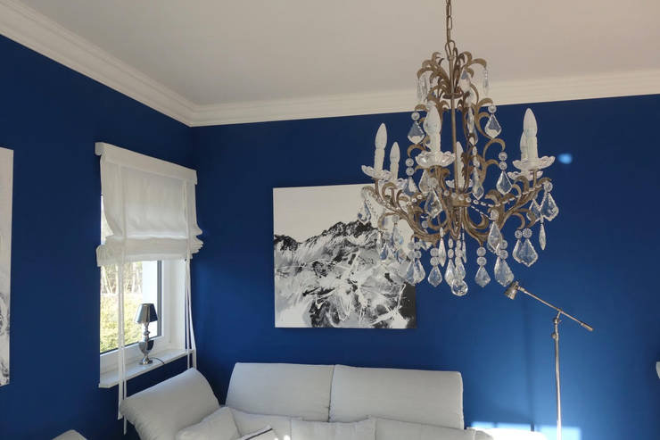 Exklusives Interior Design für eine Stadtwohnung: Wohnzimmer von Stilschmiede - Berlin - Interior Design