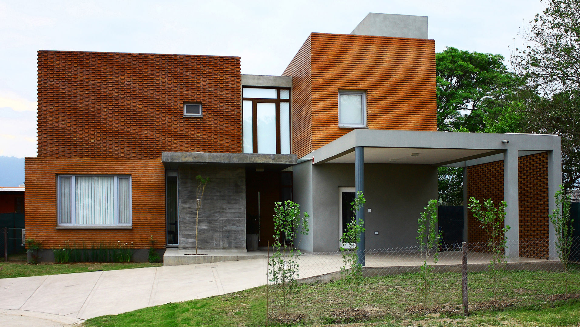 10 Para Casa De La Ideas Geniales Entrada Con Ladrillo CsQhxtrd