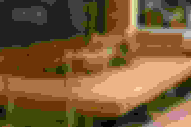 Diseños para la finca: casa de un solo piso con preciosa terraza