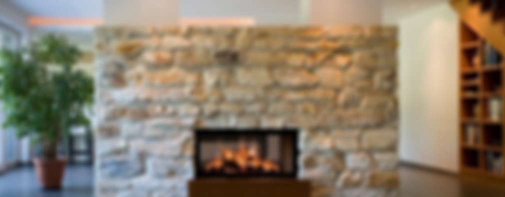 La calidez de 10 fascinantes chimeneas rústicas