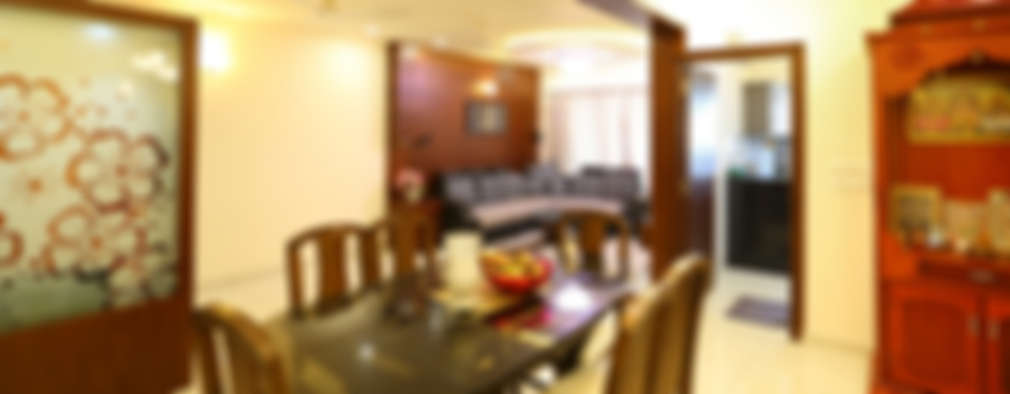 10 Ideas To Combine Your Kitchen Living Room And Dining Tropical Dining Room By Ashpra Interiors