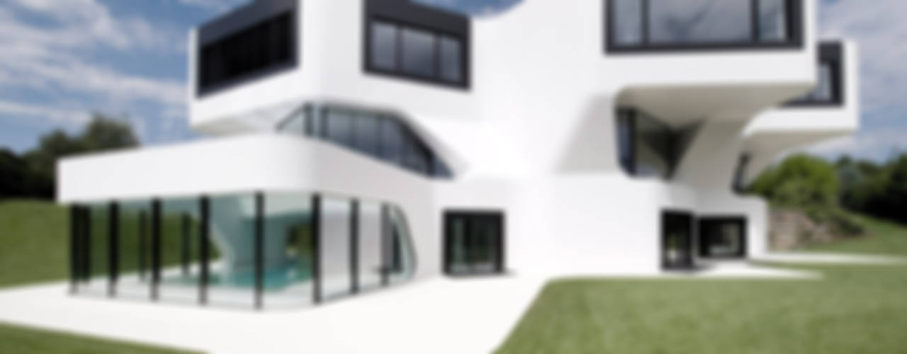 DUPLI CASA - Villa near Ludwigsburg, Germany, J.MAYER.H J.MAYER.H Rumah: Ide desain interior, inspirasi & gambar