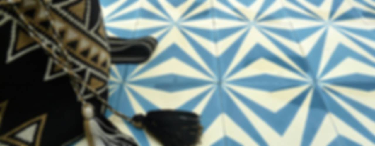 Neo cement tile, Maria Starling Design Maria Starling Design Mediterranean walls & floors