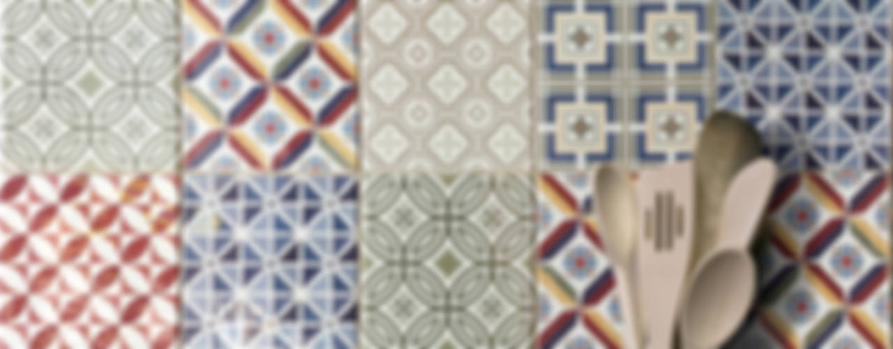 Country, Equipe Ceramicas Equipe Ceramicas Mediterranean style kitchen Tiles