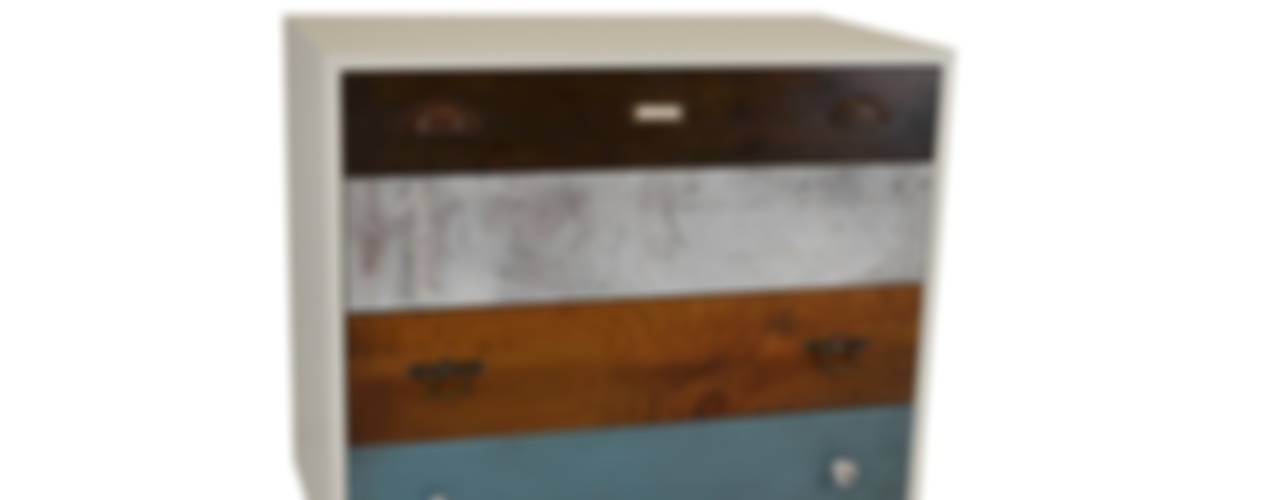 Vintage Kommode mit verschiedenen Schubladen, neuformat möbeldesign neuformat möbeldesign Moderne Esszimmer