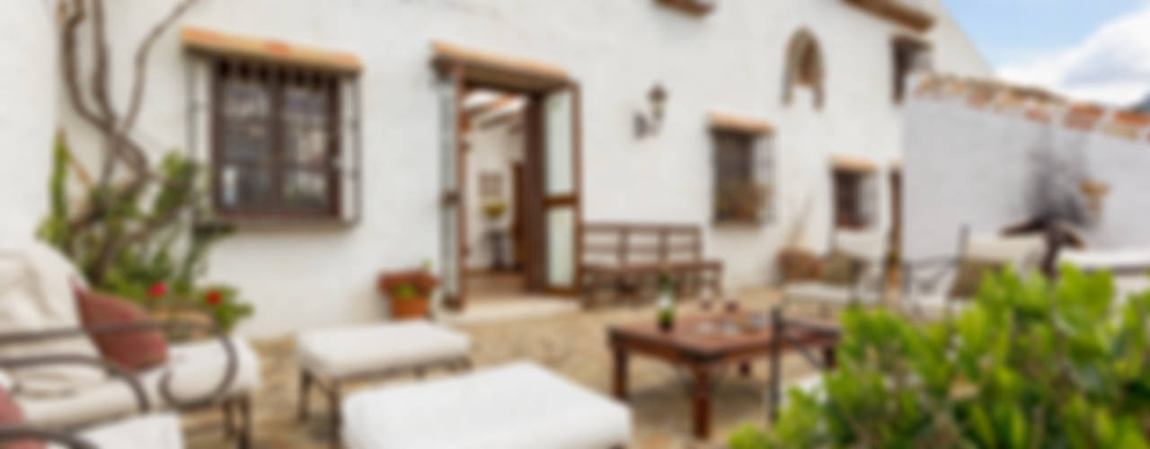 Espacios y Luz Fotografía Balcones y terrazas de estilo rústico
