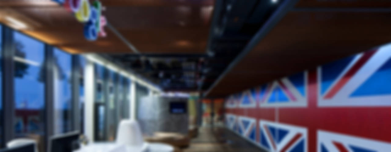 Google Super HQ, PENSON PENSON Офисные помещения в эклектичном стиле