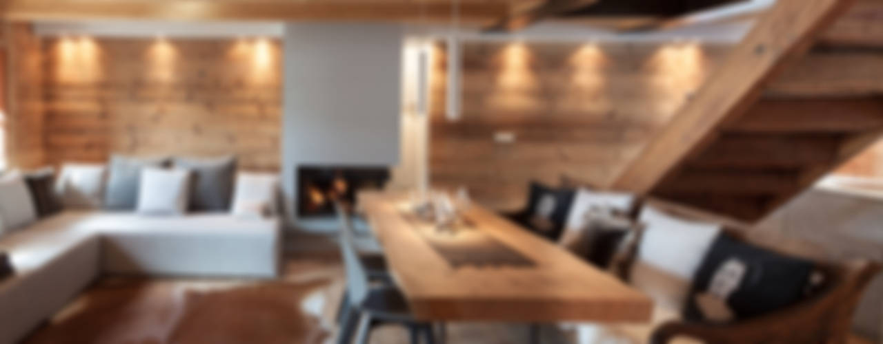 UN CALDO CHALET DI DESIGN , archstudiodesign archstudiodesign Scandinavian style living room