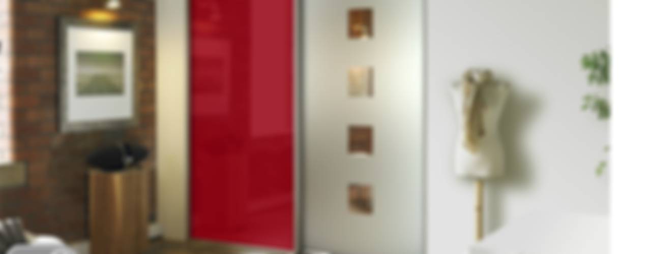 REd Sliding Doors, Wardrobe Design Online Wardrobe Design Online غرفة نوم