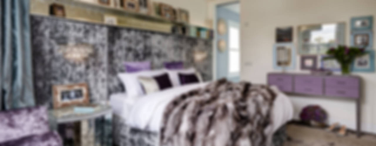 Boho House in Barnes with a Touch of Dazzle, White Linen Interiors Ltd White Linen Interiors Ltd Bedroom