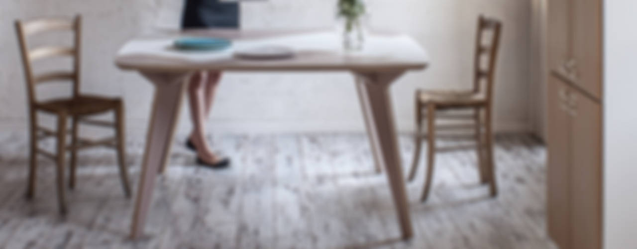 Lambro Table, Andrea Casati Design Andrea Casati Design 스칸디나비아 다이닝 룸