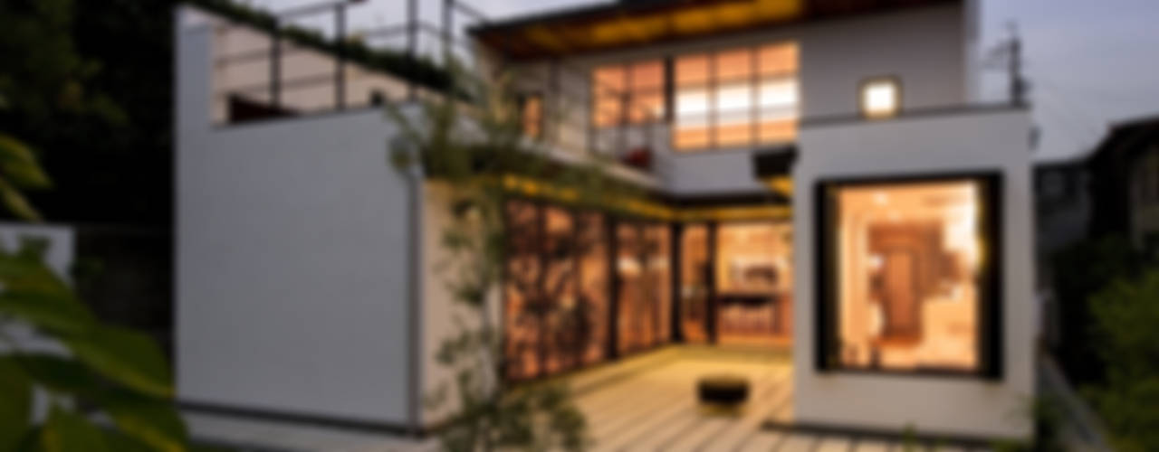 House with the bath of bird, Sakurayama-Architect-Design Sakurayama-Architect-Design บ้านและที่อยู่อาศัย
