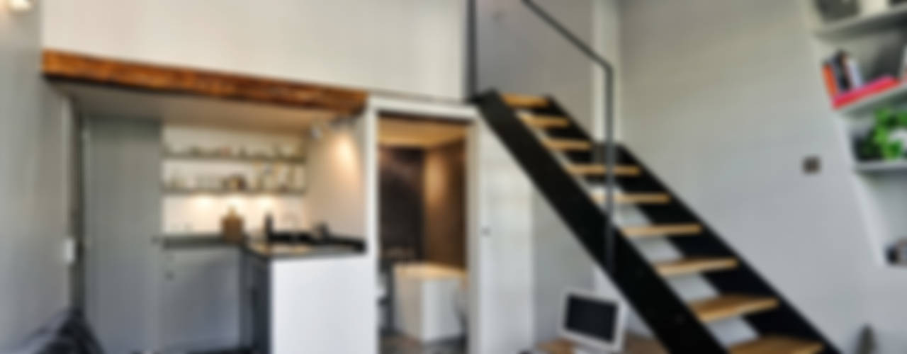 homify Pasillos, vestíbulos y escaleras de estilo moderno