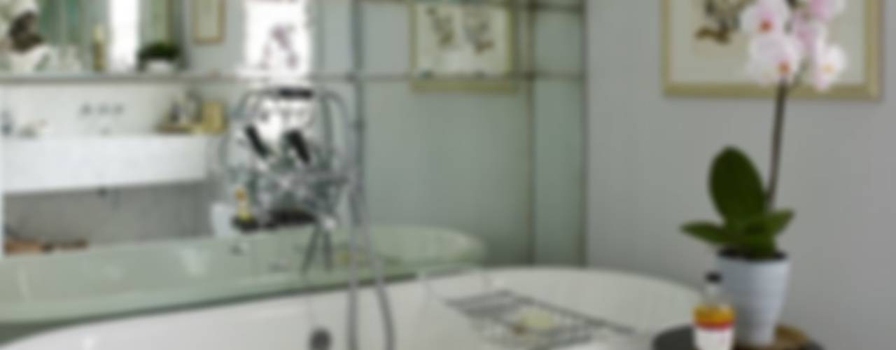 Bathrooms, Mirrorworks, The Antique Mirror Glass Company Mirrorworks, The Antique Mirror Glass Company モダンスタイルの お風呂