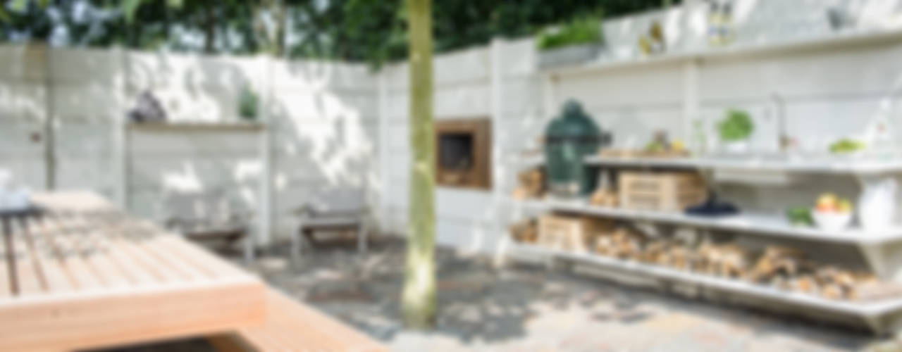 ​WWOO® Dutch Design in uw eigen tuin, NewLook Brasschaat Keukens NewLook Brasschaat Keukens Vườn phong cách đồng quê