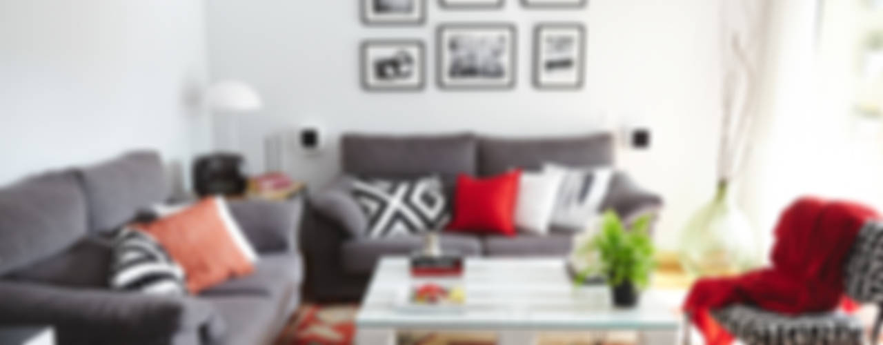 homify Eclectische woonkamers