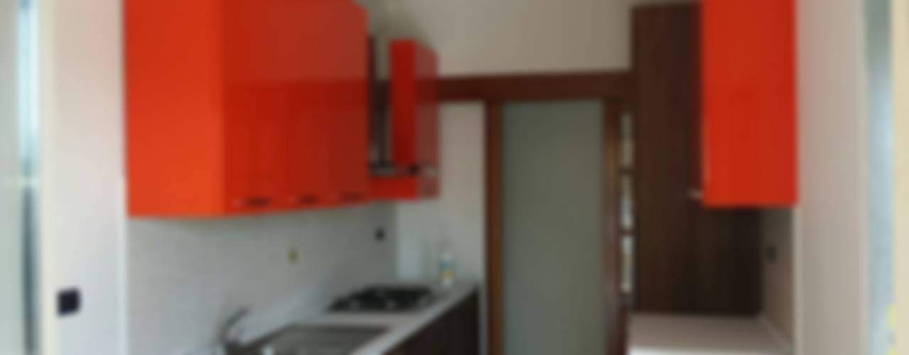 Progetto di interni per un appartamento di una giovane coppia - Roma, Via Val di Non , Roberta Rose Roberta Rose Cocinas modernas
