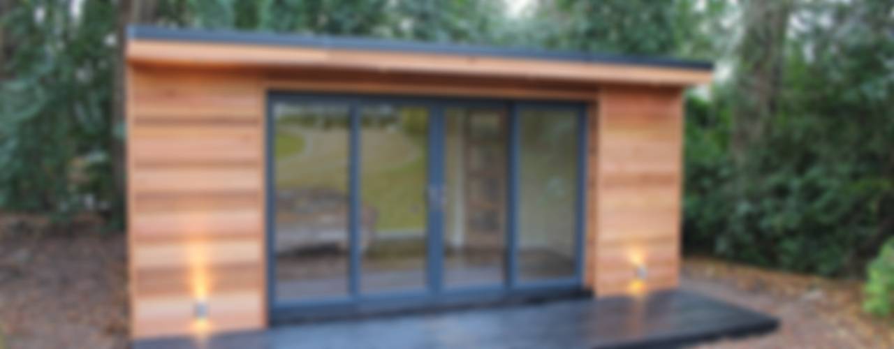 'The Crusoe Classic' - 6m x 4m Garden Room / Home Office / Studio / Summer House / Log Cabin / Chalet, Crusoe Garden Rooms Limited Crusoe Garden Rooms Limited Oficinas