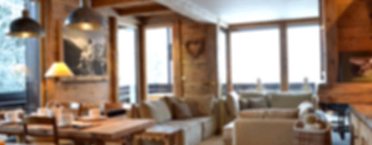 Chalet - Megeve Fr, Andrea Rossini Architetto Andrea Rossini Architetto Rustic style living room