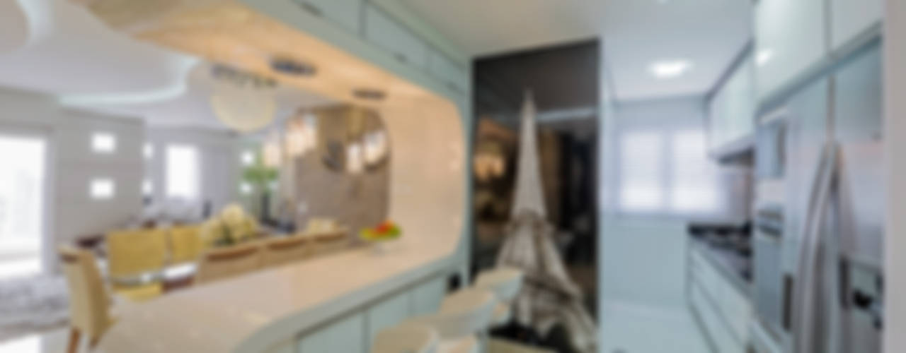 Apartamento Indaiatuba, Designer de Interiores e Paisagista Iara Kílaris Designer de Interiores e Paisagista Iara Kílaris Cocinas de estilo moderno