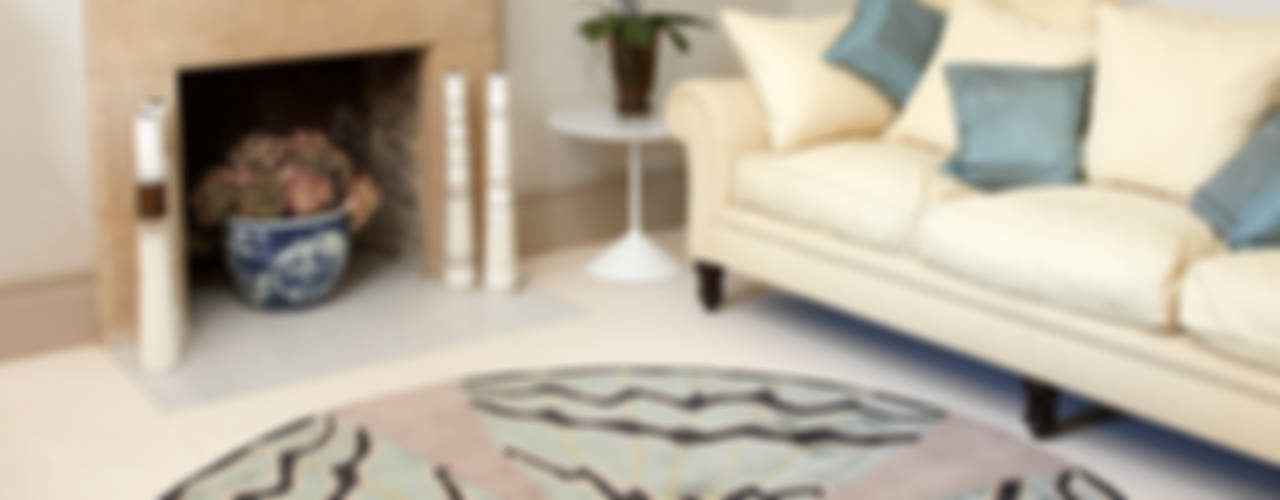 Deirdre Dyson BUTTERFLY rug collection , Deirdre Dyson Carpets Ltd Deirdre Dyson Carpets Ltd Salas de estar modernas