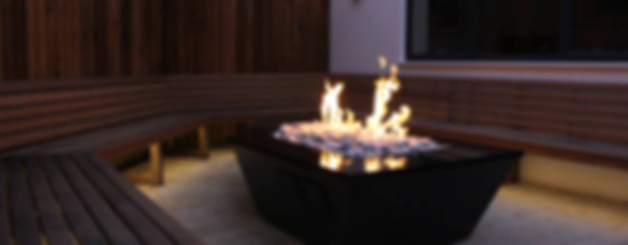 Stealth Boat Fire Table - Southampton, Rivelin Rivelin Jardin moderne