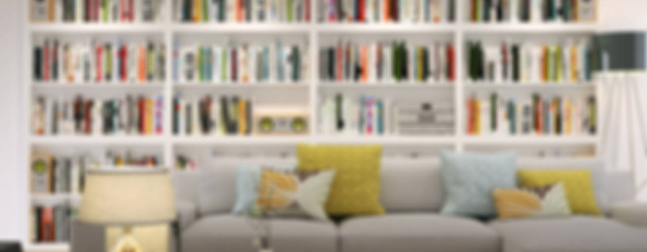 Home Library, Piwko-Bespoke Fitted Furniture Piwko-Bespoke Fitted Furniture Living room