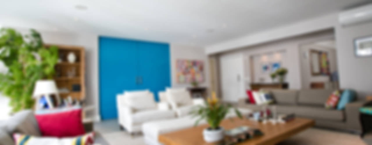 Apartamento Jardins - SP Codecorar Salas de estar ecléticas