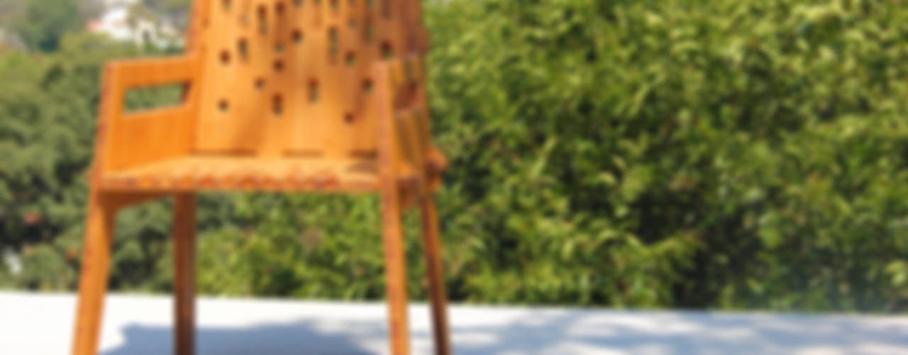 Silla Beat de Bambú que se arma en menos de 1 minuto, Wedgewood Furniture Wedgewood Furniture Jardines modernos: Ideas, imágenes y decoración