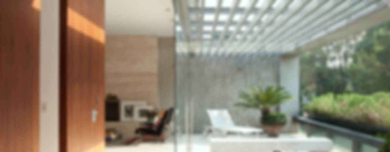 Polanco Penthouse, Gantous Arquitectos Gantous Arquitectos Balkon, Beranda & Teras Modern