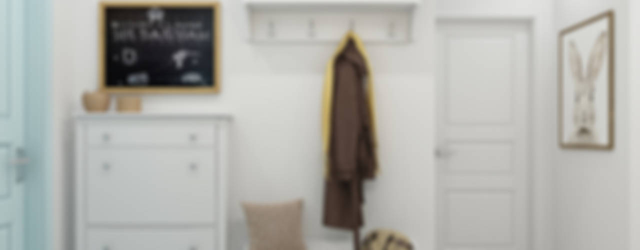 Скандинавское настроение, Ekaterina Donde Design Ekaterina Donde Design Skandinavischer Flur, Diele & Treppenhaus