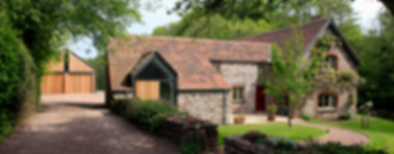 Veddw Farm, Monmouthshire, Hall + Bednarczyk Architects Hall + Bednarczyk Architects Casas de estilo rural