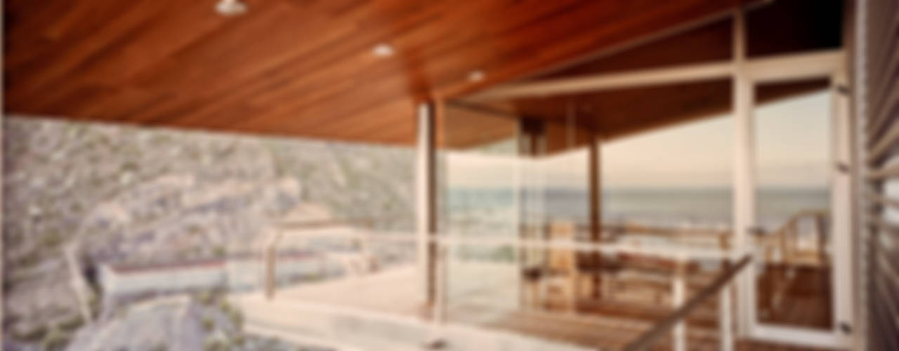 Correa + Estévez Arquitectura - Vivienda en Ifara, CORREA + ESTEVEZ ARQUITECTURA CORREA + ESTEVEZ ARQUITECTURA Balcon, Veranda & Terrasse modernes